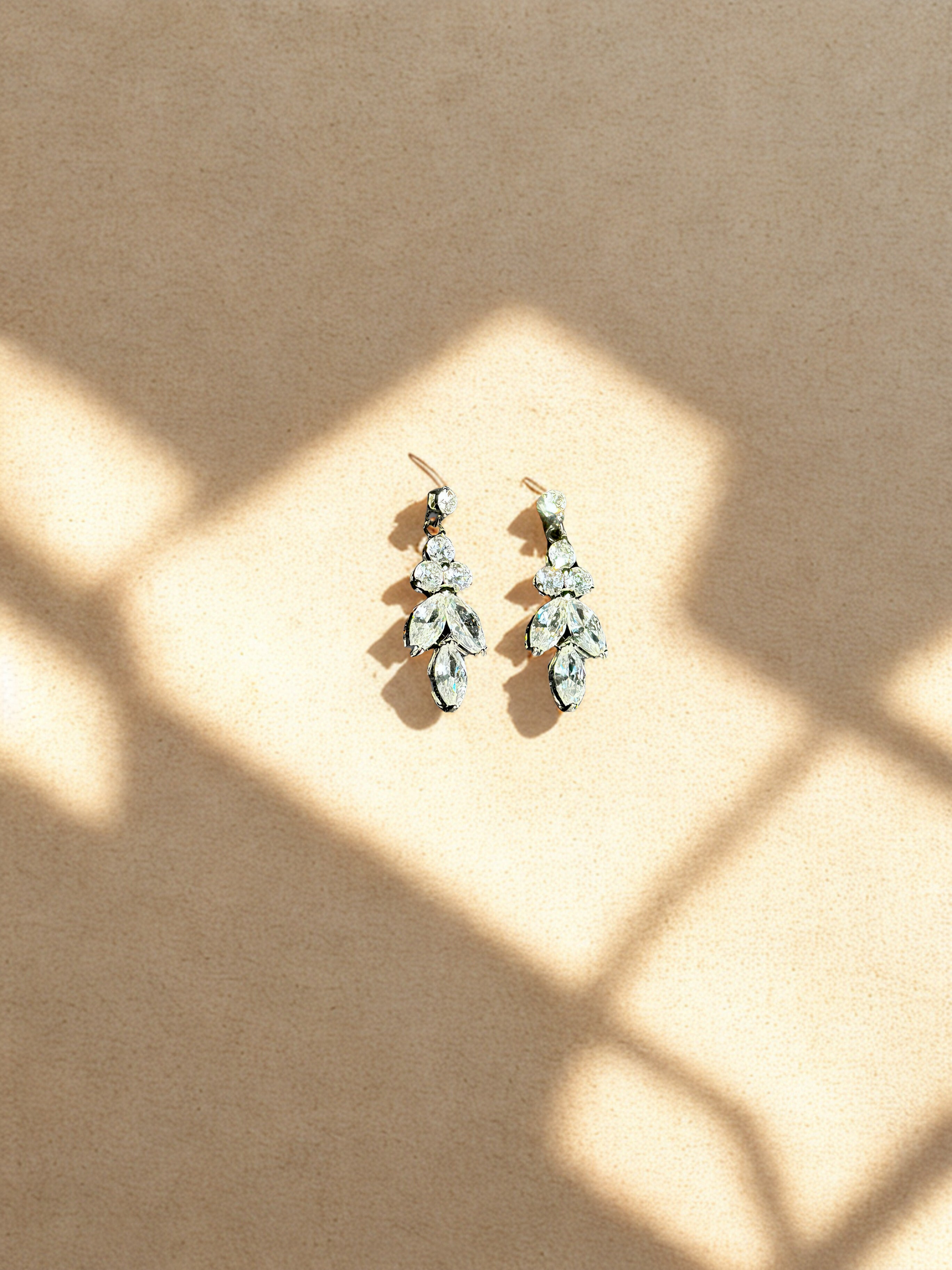 ALMAS DIAMOND DROP EARRINGS - KARMA COLLECTION