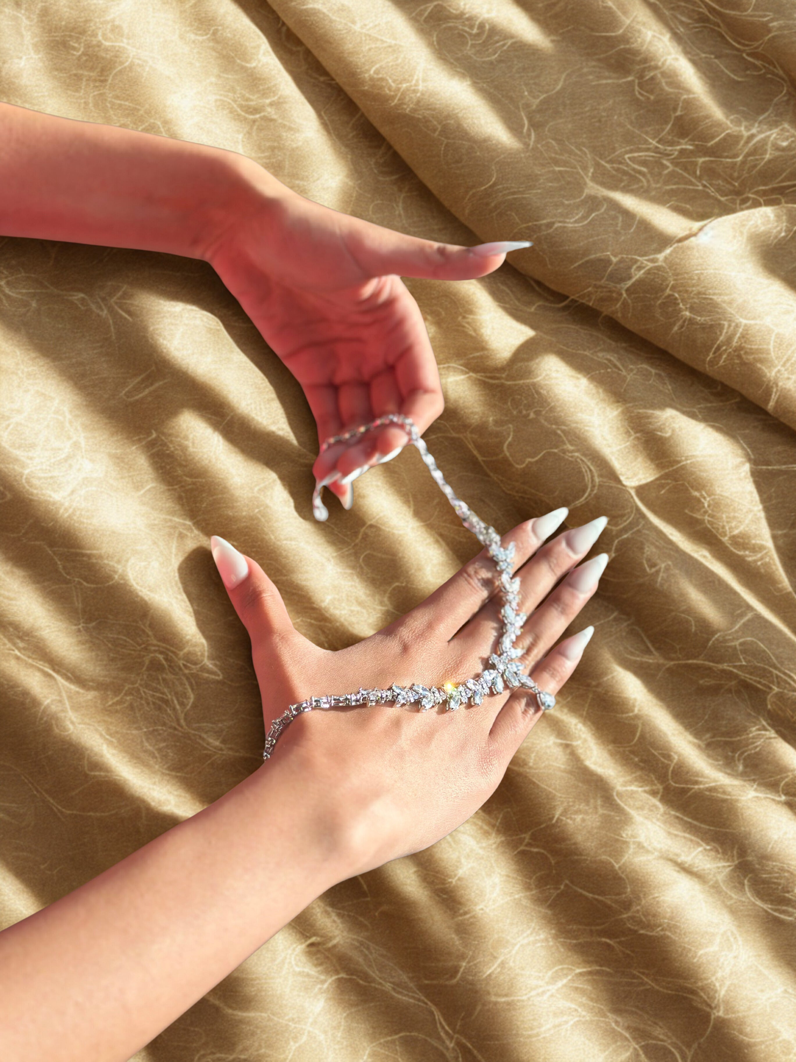 ALMAS DIAMOND DROP NECKLACE - KARMA COLLECTION