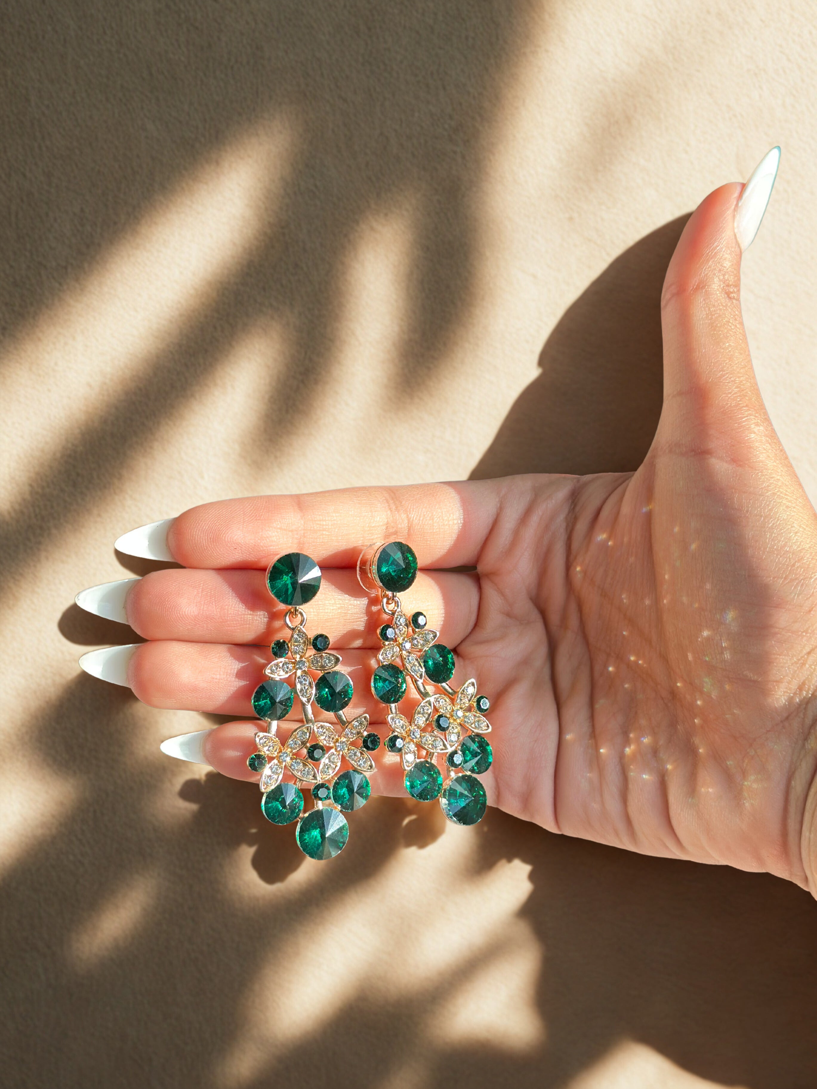 ASCENDANCE EMERALD EARRINGS - KARMA COLLECTION