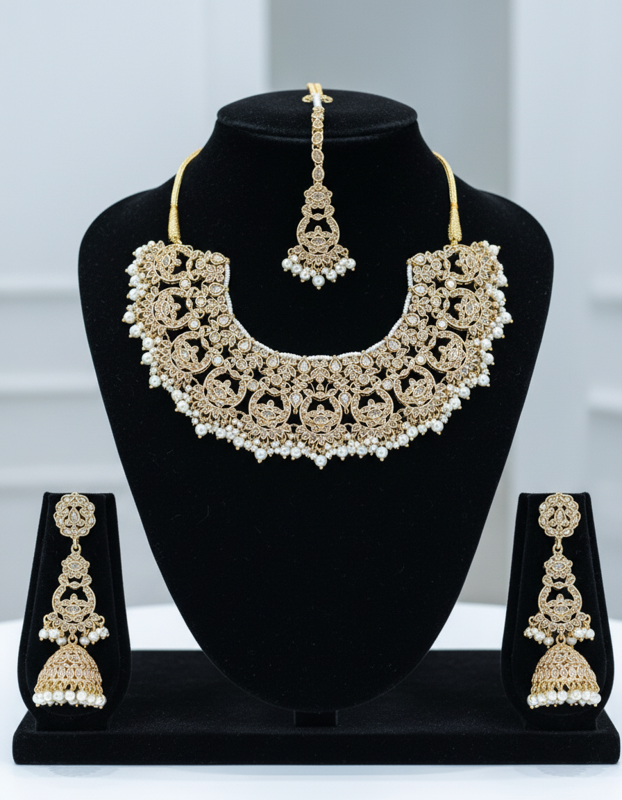 THE MAHARANI SIYA BRIDAL PEARL SET