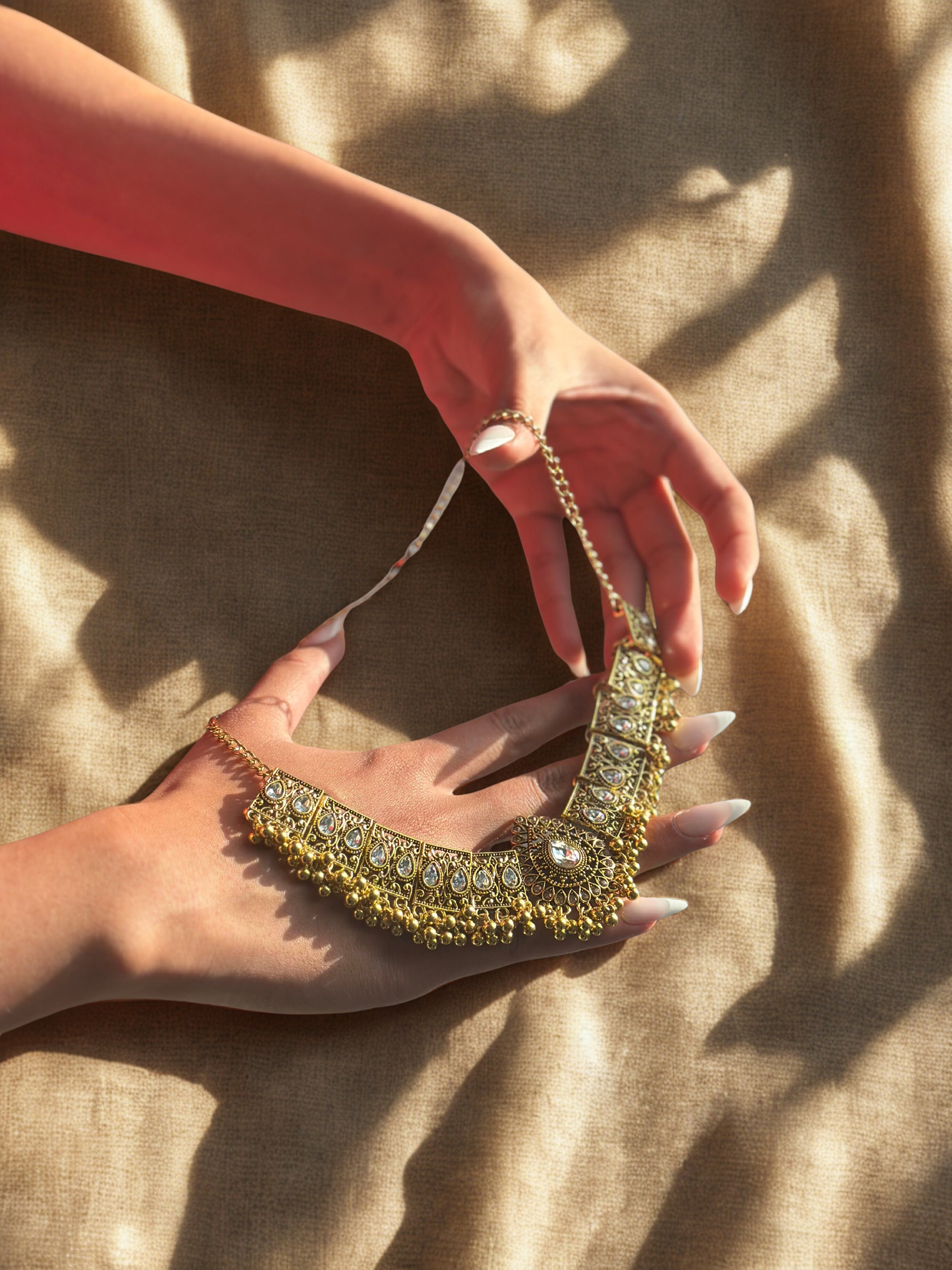 SULTANA GOLDEN CHOKER - KARMA COLLECTION