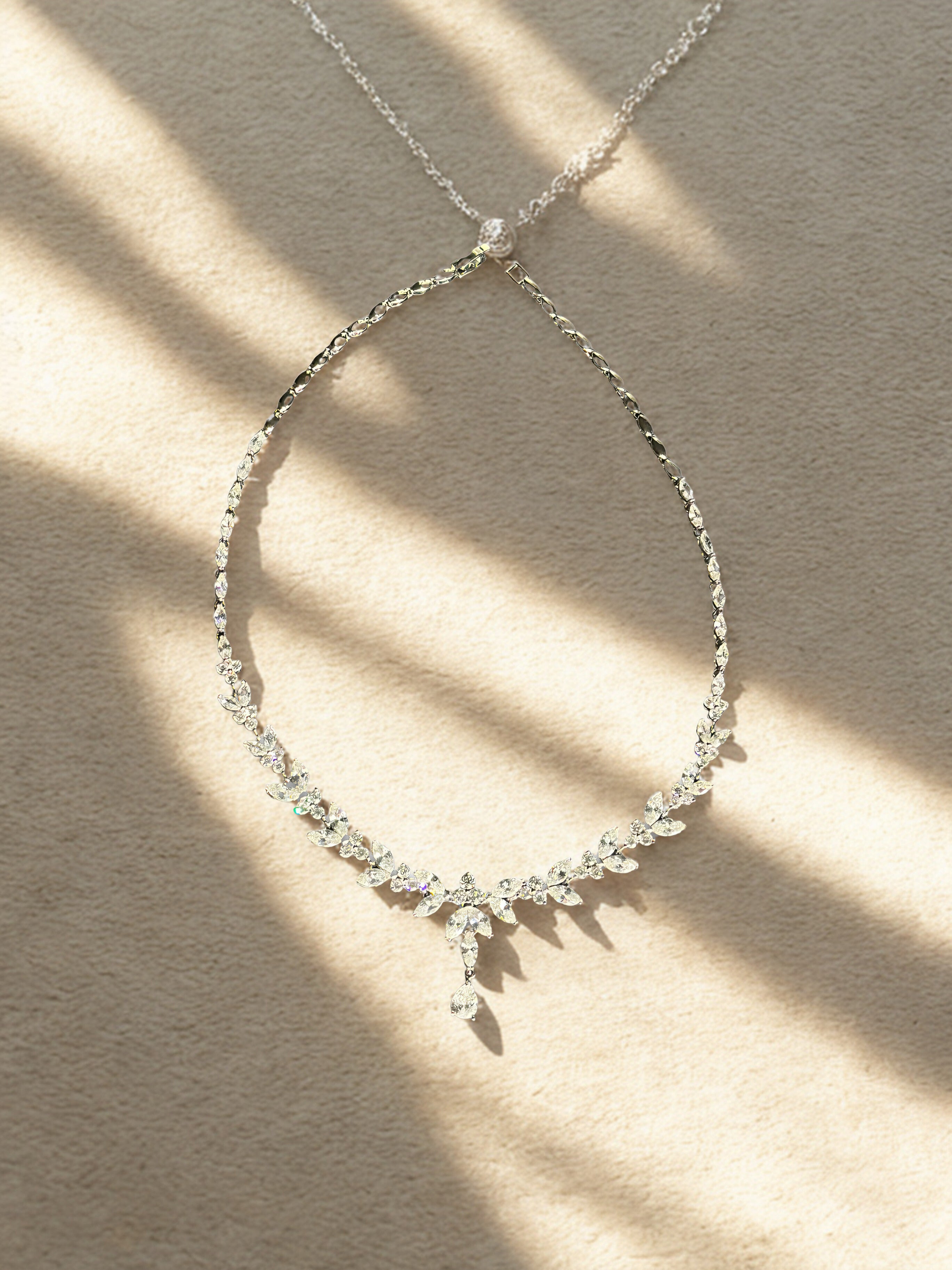 ALMAS DIAMOND DROP NECKLACE - KARMA COLLECTION